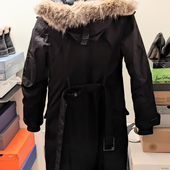 Nobis Tula Peacoat Down Parka Jacket Women's XXS Black Authentic - Picture 3 of 8